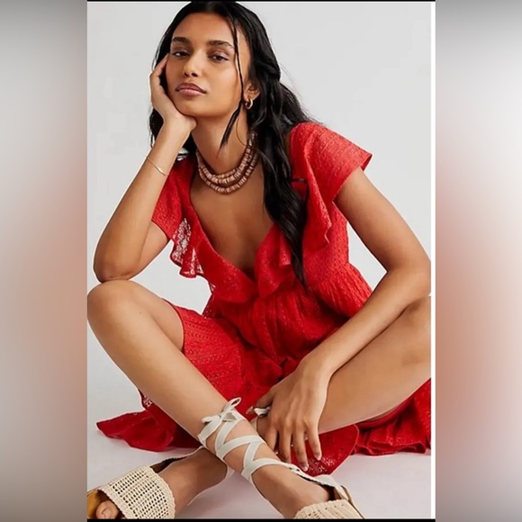 Free People Lace Mini Dress - HOST PICK - Picture 2 of 9